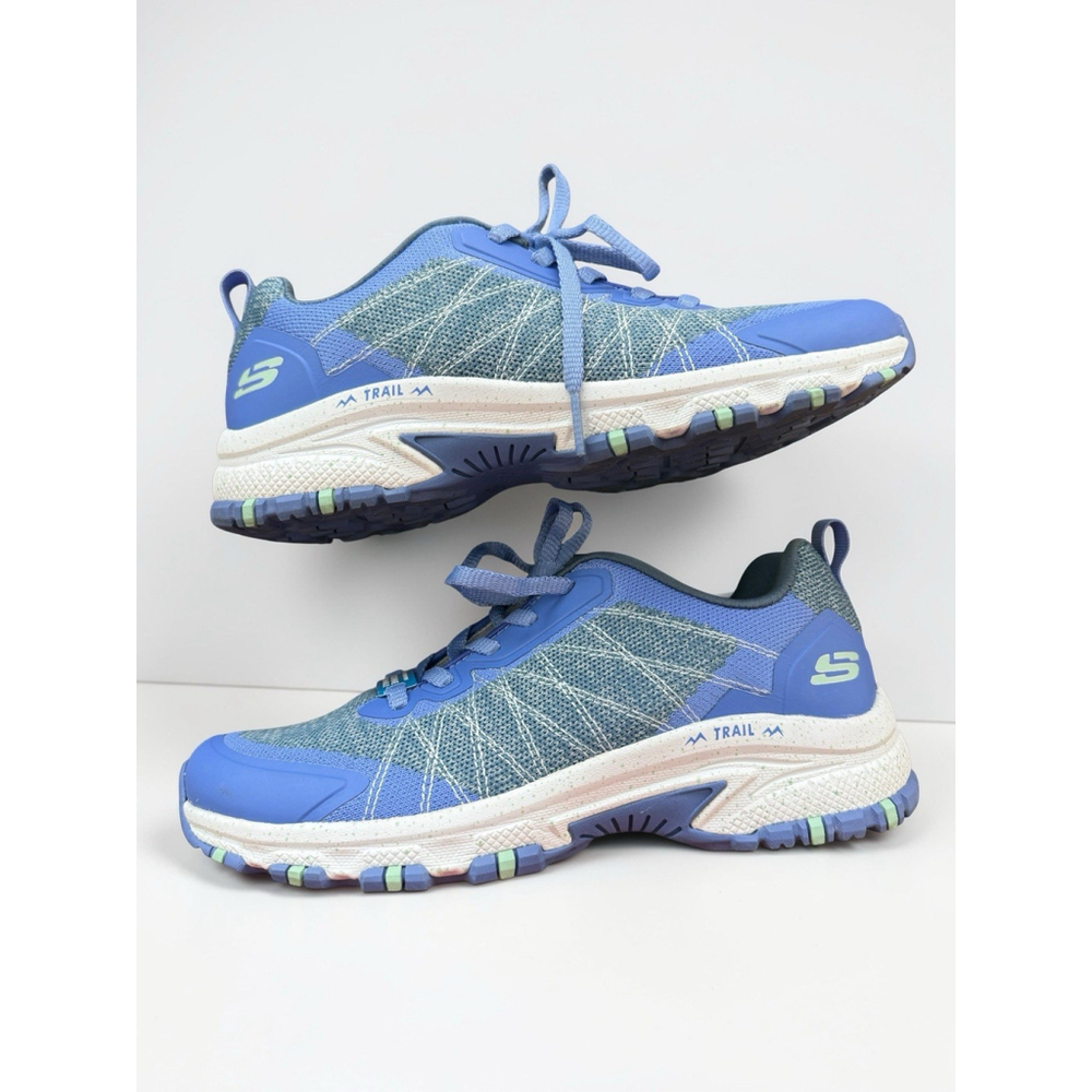 Skechers Hillcrest Sneakers Vegan Washable Trail Adventure Periwinkle Size 7.5